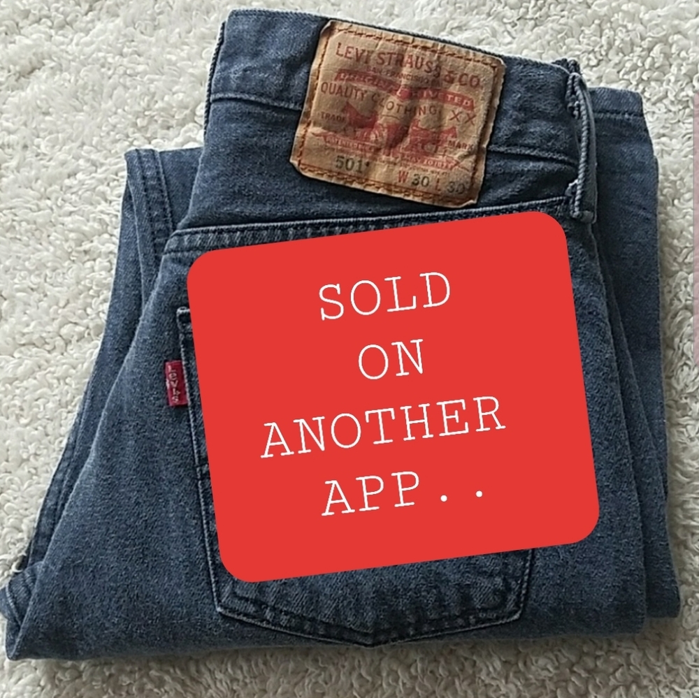 LEVI'S 501 BUTTONFLY JEANS - Picture 1 of 8